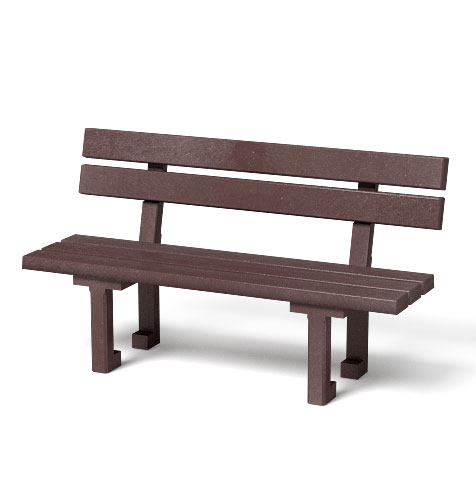 Bank mit Lehne Eva  1,5m / 46cm