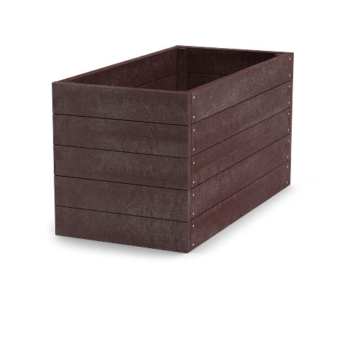 Material für Hochbeet 150x81x68cm (Länge x Breite x Höhe), braun