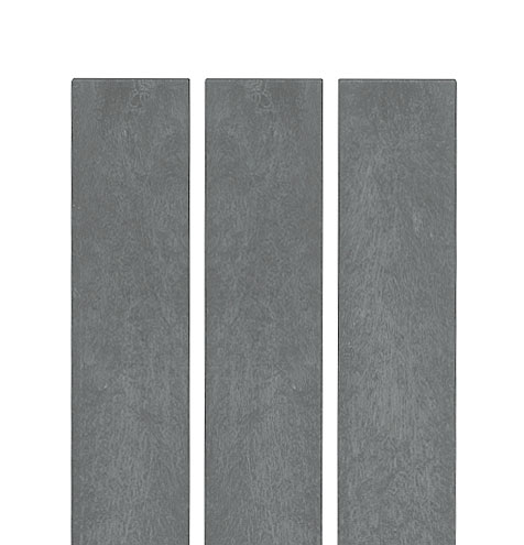 Zaunlatte 78x21, 0,98 m, mit geradem Kopf, grau