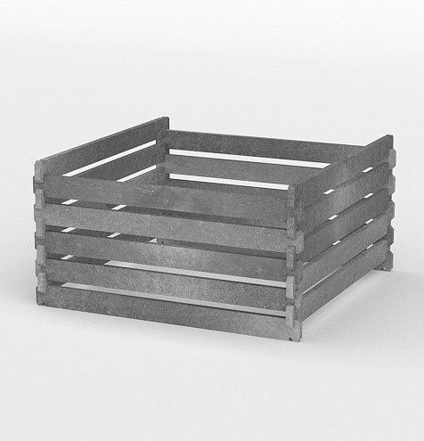 Komposter aus Kunststoff 1,2x1,2x0,94m 