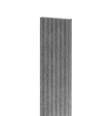 Terrassendiele, geriffelt 1500x140x30 mm, grau